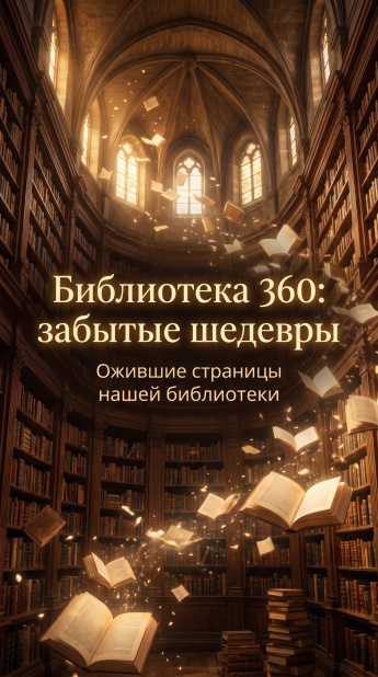 Книжная экспозиция в рамках проекта «Библиотека 360: забытые шедевры».